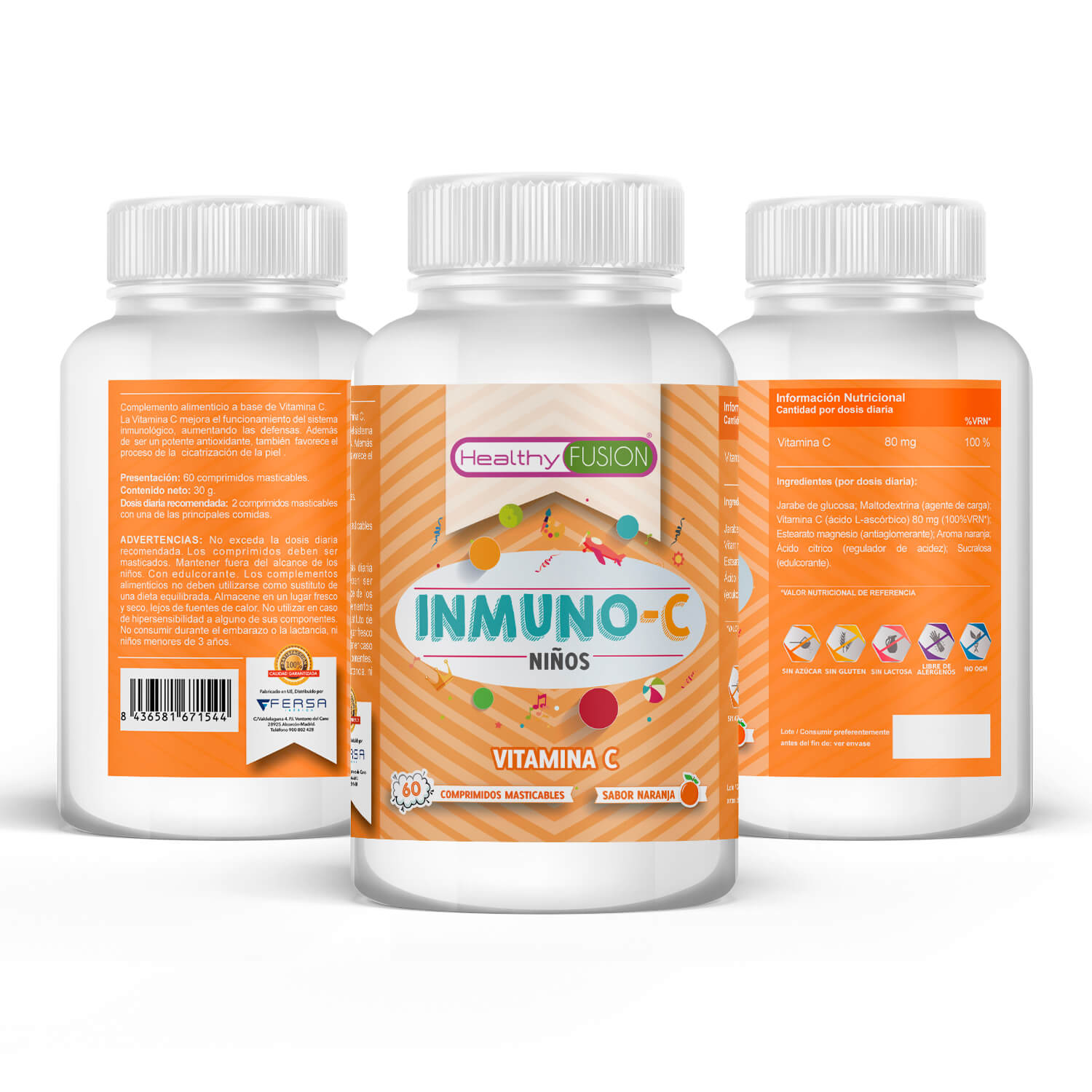 Etiqueta nutricional Inmuno-C