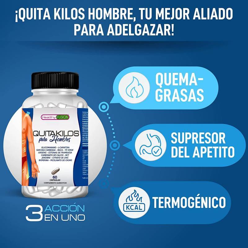 Healthy Fusion  Adelgazante quemagrasas para hombres