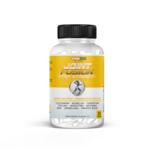 Healthy Fusion Glucosamina + Condroitina + Cúrcuma, Potente Antiinflamatorio y Analgésico.