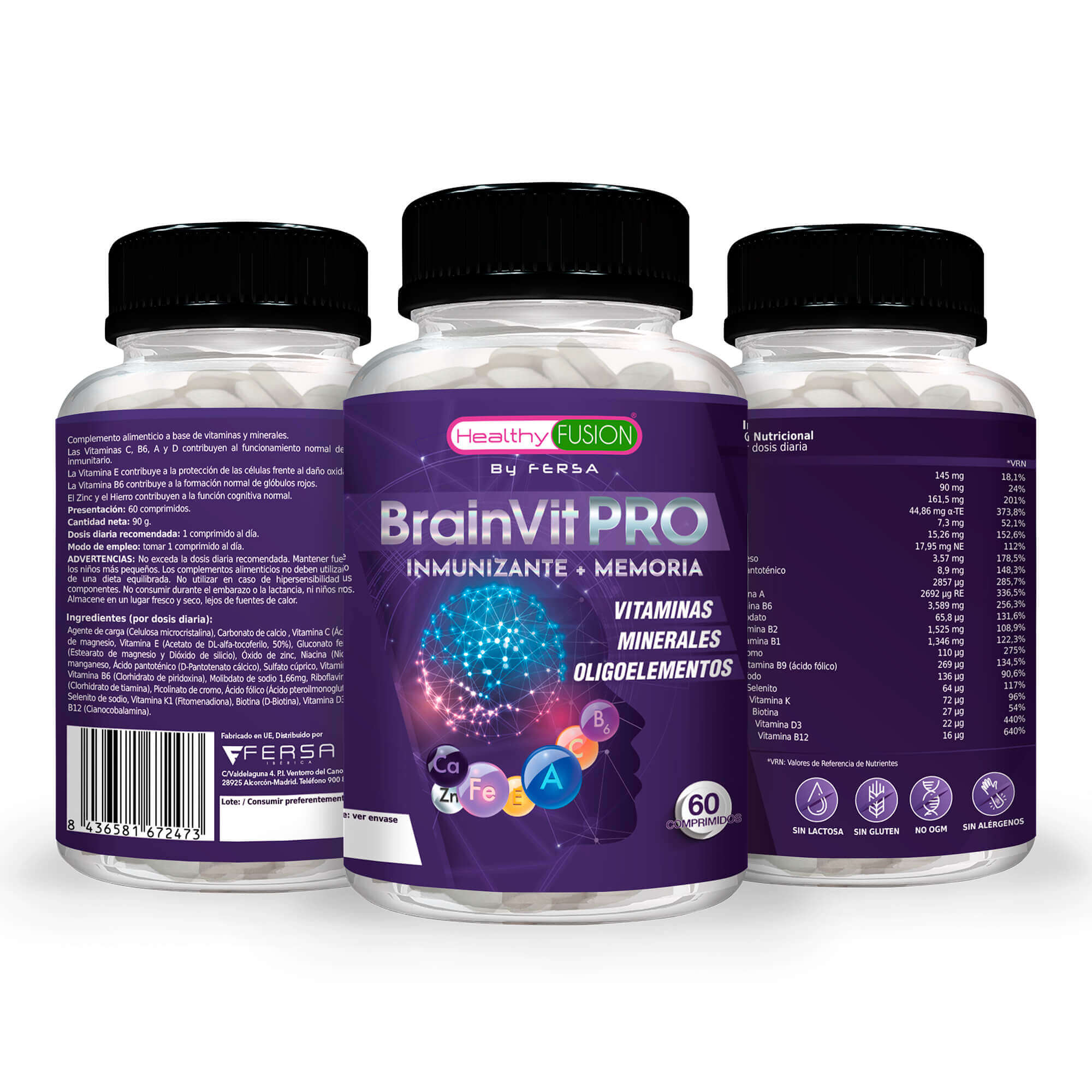 Healthy Fusion - BrainVit Pro contenido