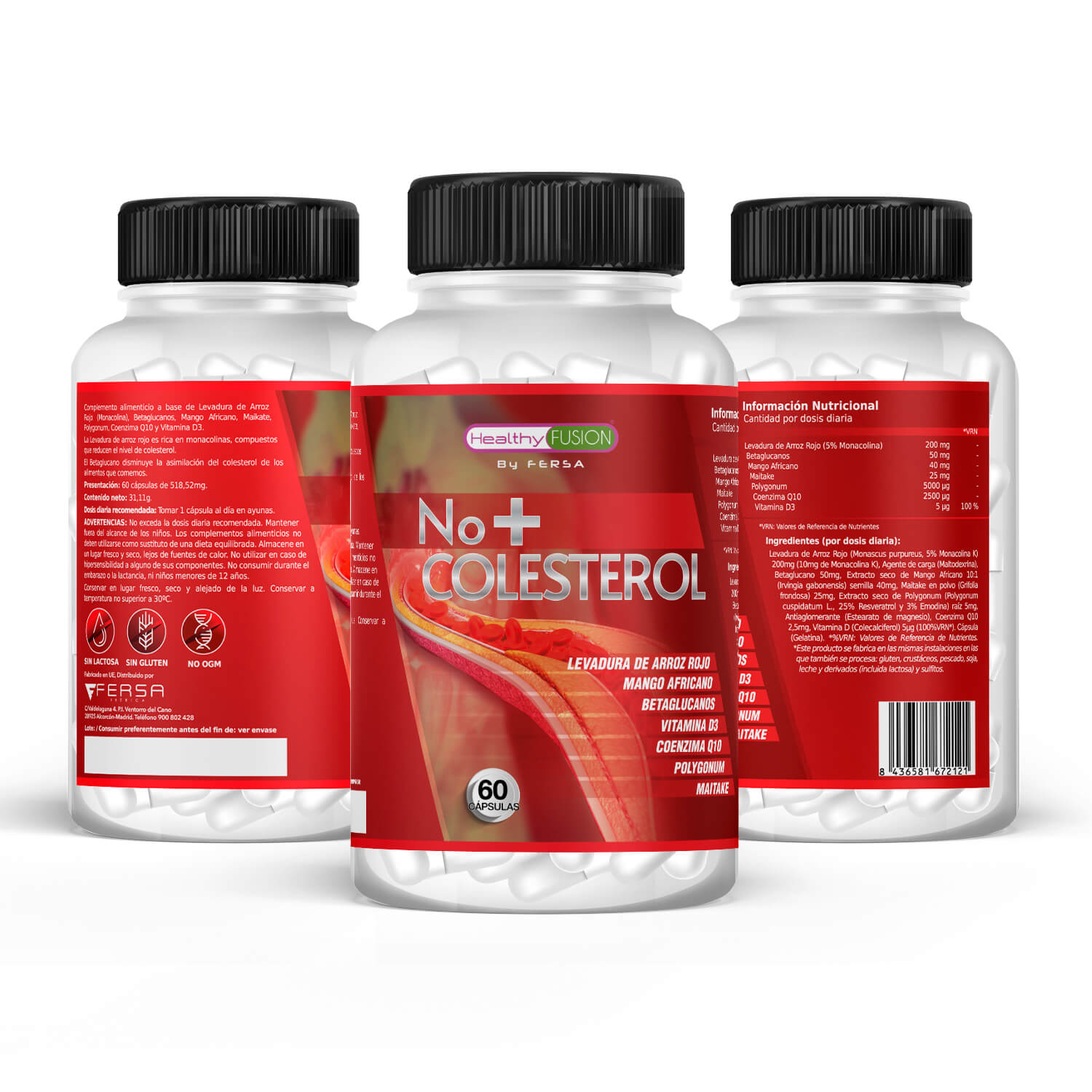 Healthy Fusion - No + Colesterol contenido