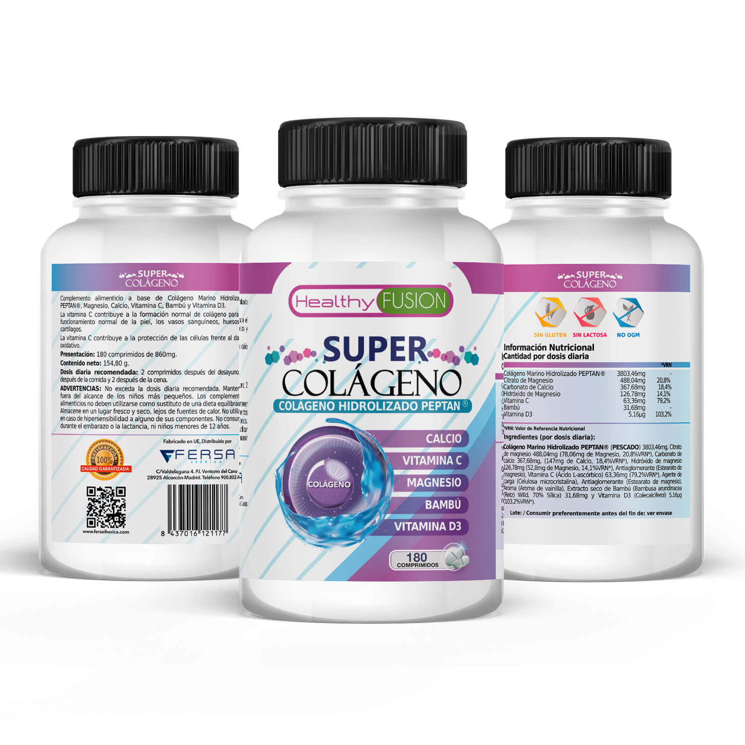 Healthy Fusion - Super Colágeno contenido