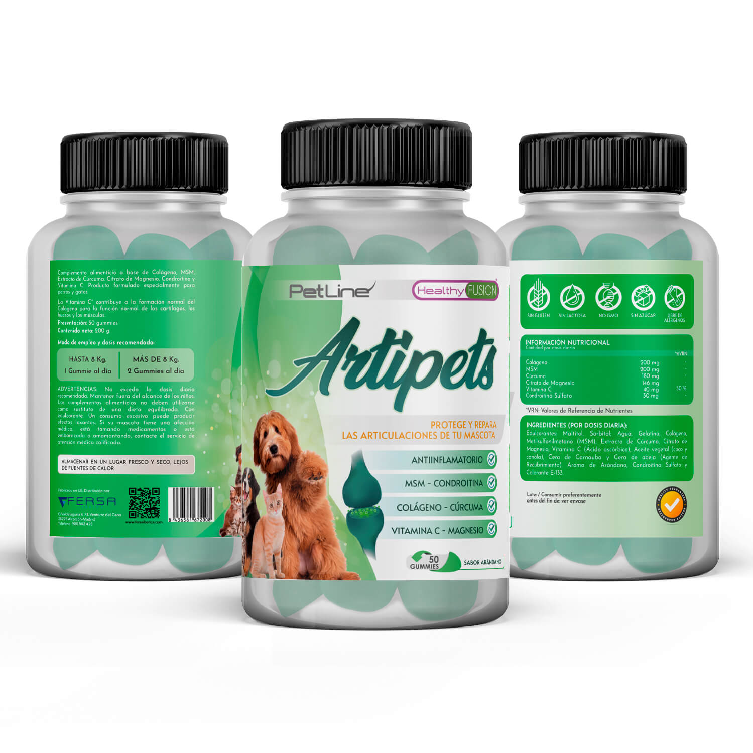 Artipets - Antiinflamatorio y Analgésico para perros y gatos contenido